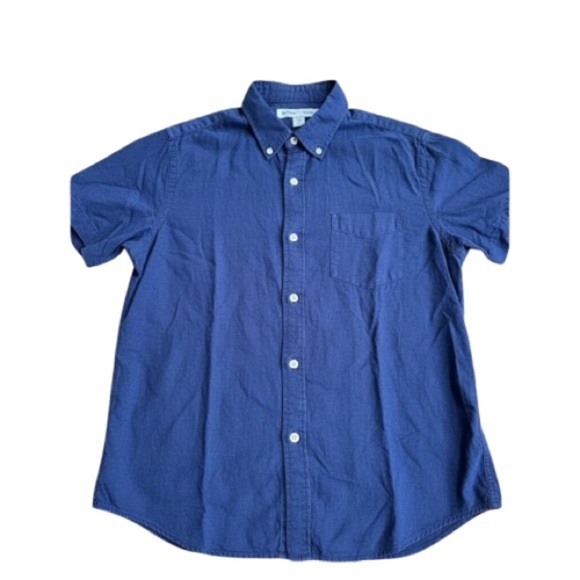 Old Navy Other - Old Navy Linen Button Down Shirt in Navy Size M EUC